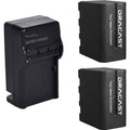 2x 6600mAh Batteries and Charger Kit Y360631