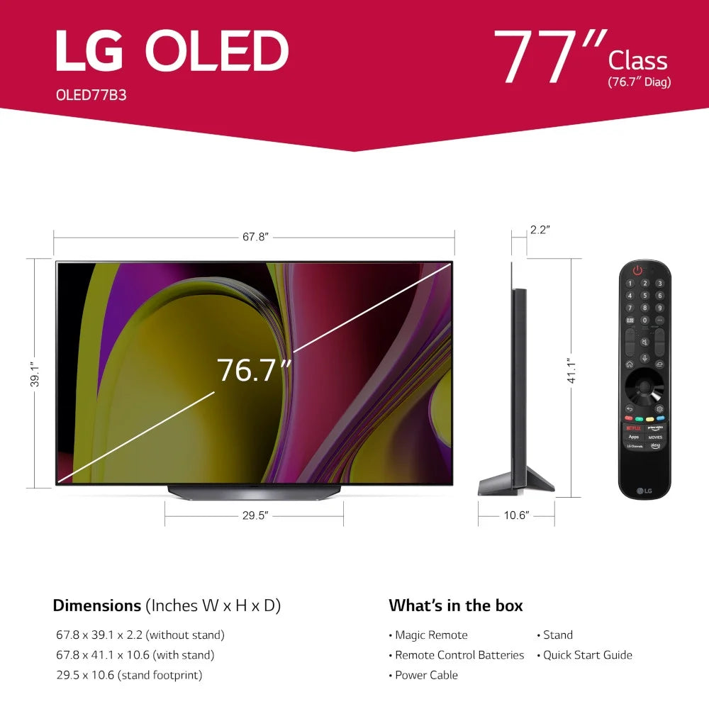 77 Class 4K UHD OLED Smart TV with Dolby Vision R668
