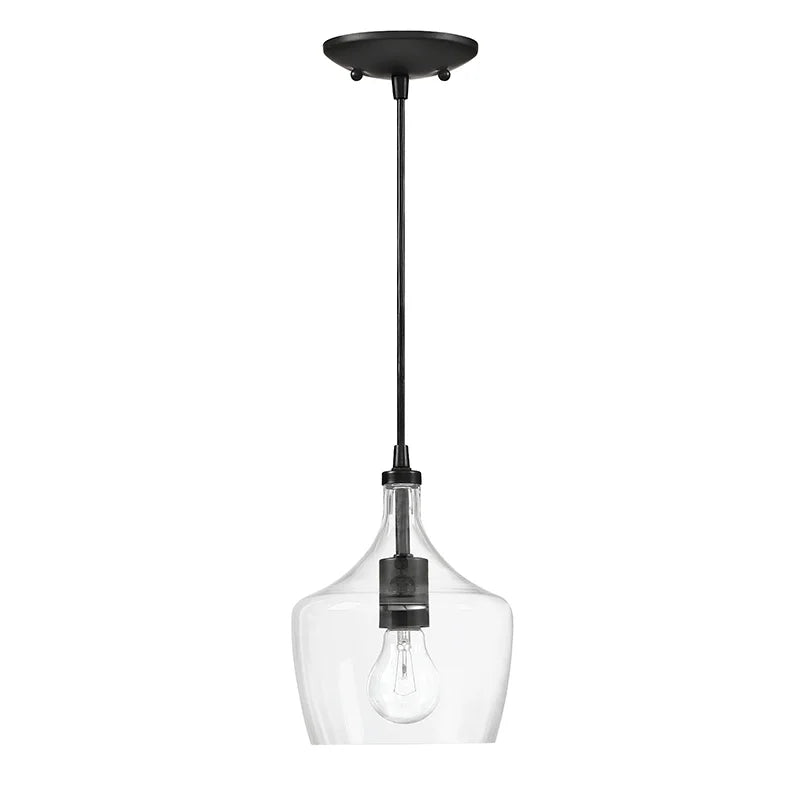 3-Pack Bronze Pendant Lighting with Glass Shade I66015