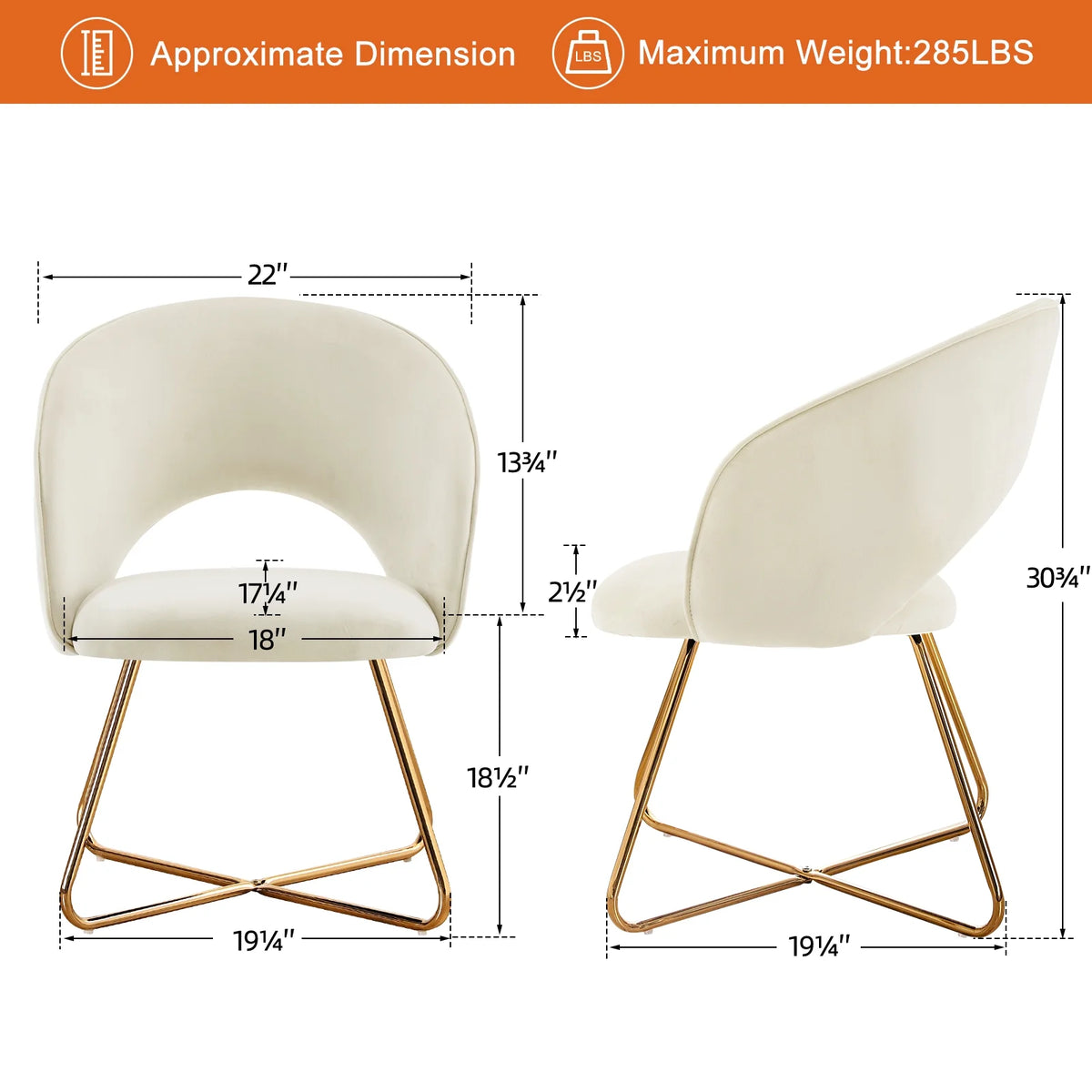 Khaki Velvet Upholstered Accent Chair K2883