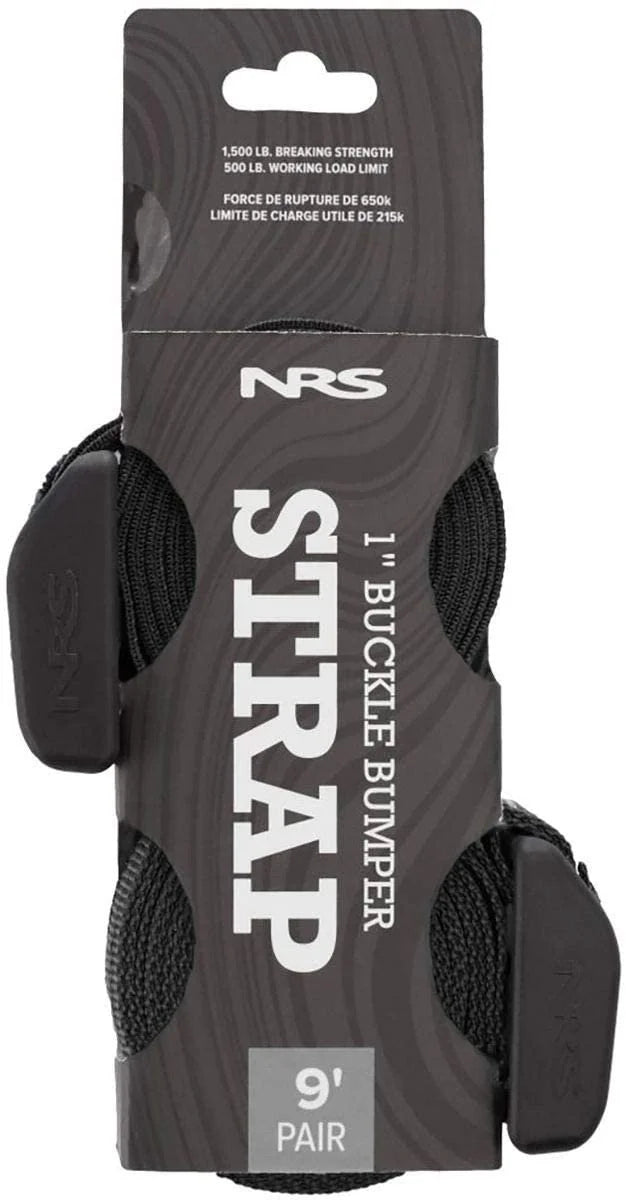 Buckle Bumper Tie Down Strap 2 Pack Stealth Black 12ft E991