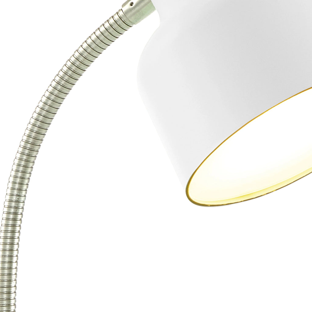 LED Desk Lamp with AC Outlet, Matte Black G558594