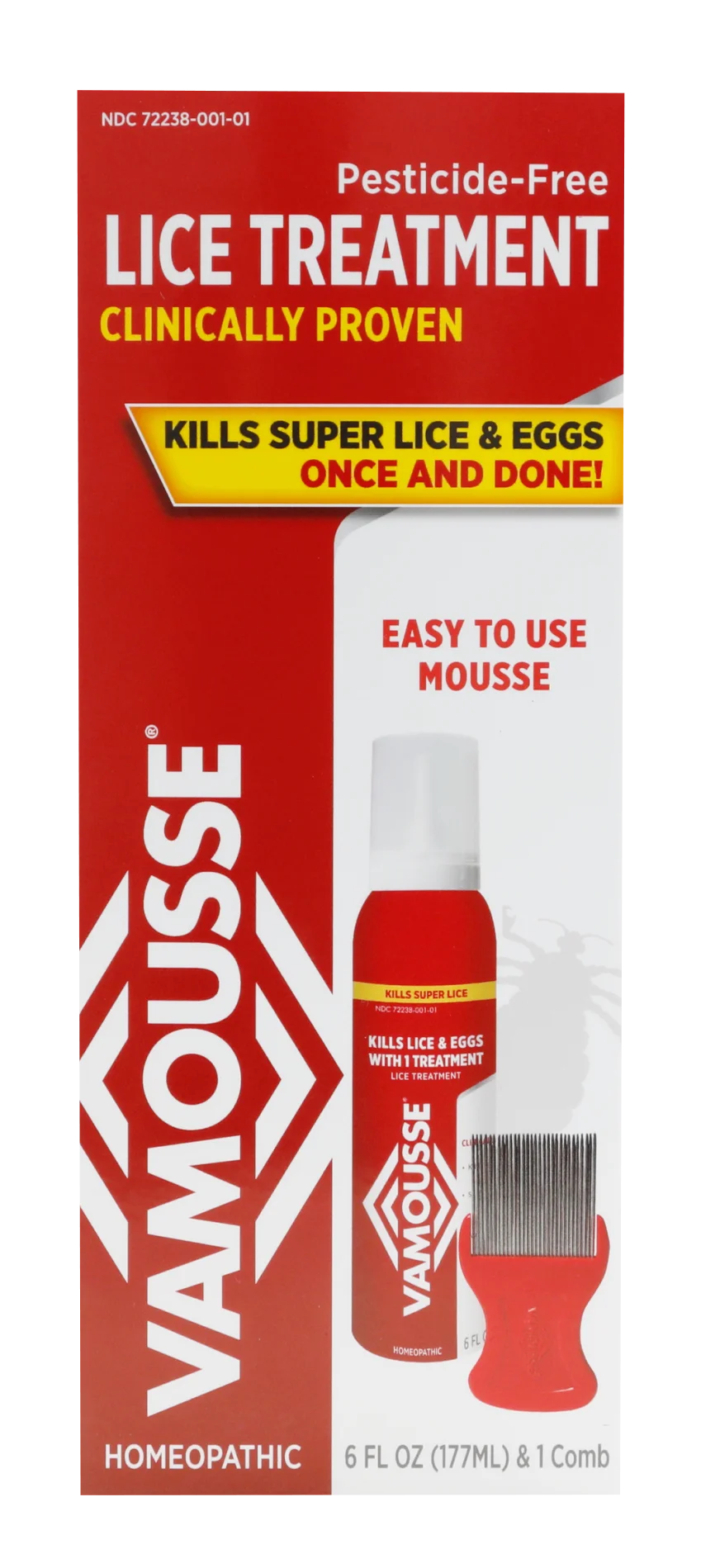 Lice Treatment Mousse 6 oz Y20560