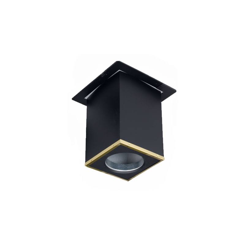 7x22 Cathedral Ceiling Support Box with Black Trim Y578