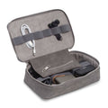 Gray Leatherette Tech Accessory Case S4593