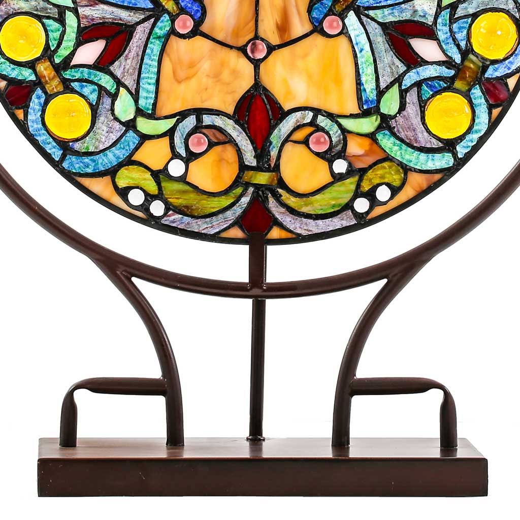 Stained Glass Panel Lamp E15763