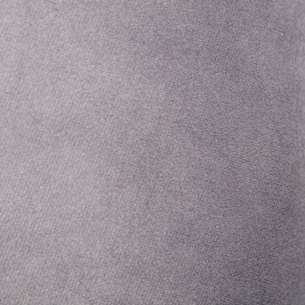 Black and Gray Velvet Vanity Stool E98516