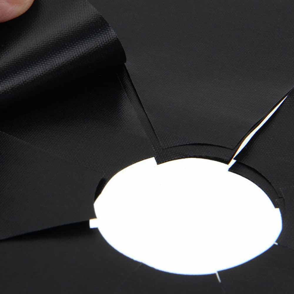 16 PCS Black Heat Resistant Gas Stove Covers N57044