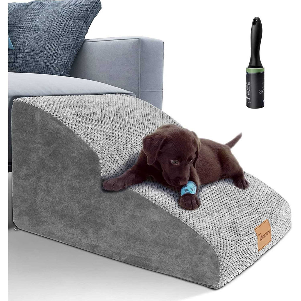 High Density Foam Dog Ramp & Steps 2 Tiers Non-Slip I26536