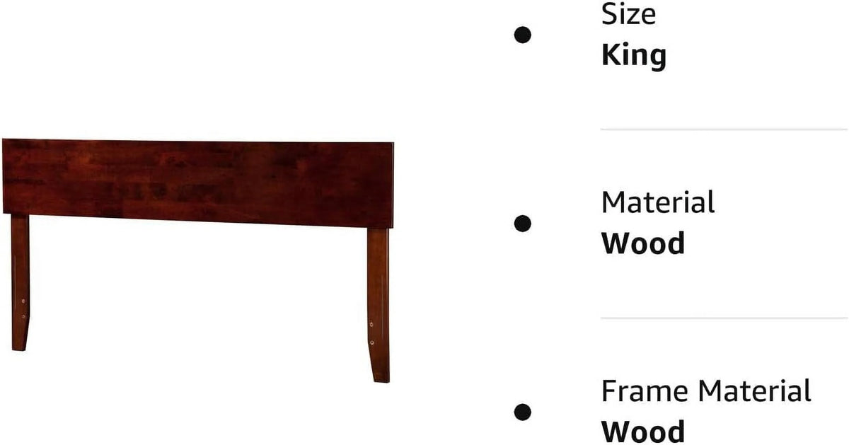 King Walnut Headboard S36836