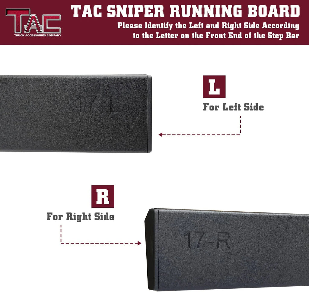 Black Side Steps Nerf Bars 2pcs R661868