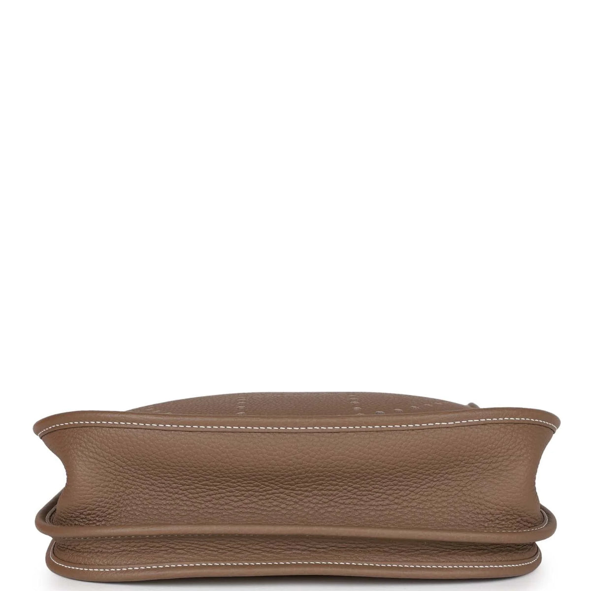 Pre-owned Etoupe Clemence Leather Bag F8926