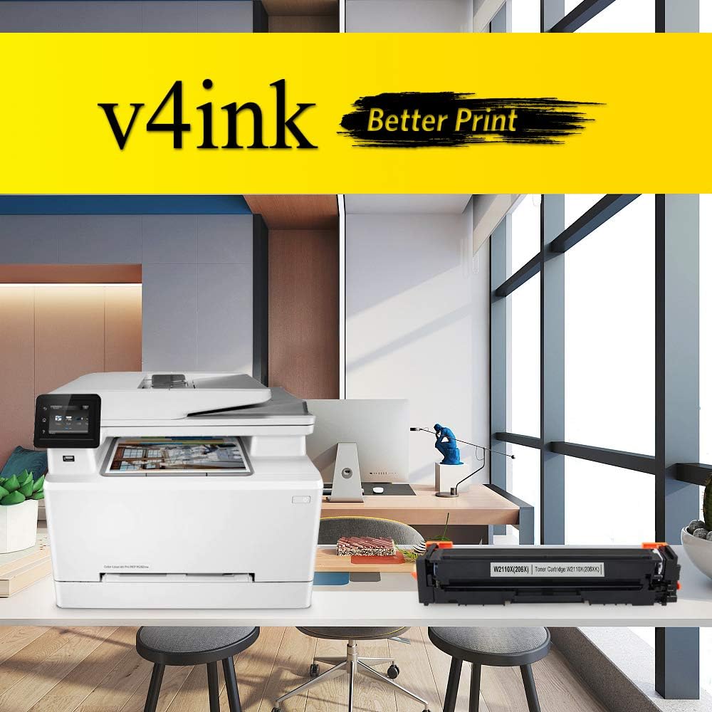 4-Pack 206A Toner Cartridge Color Set for HP Printer C323