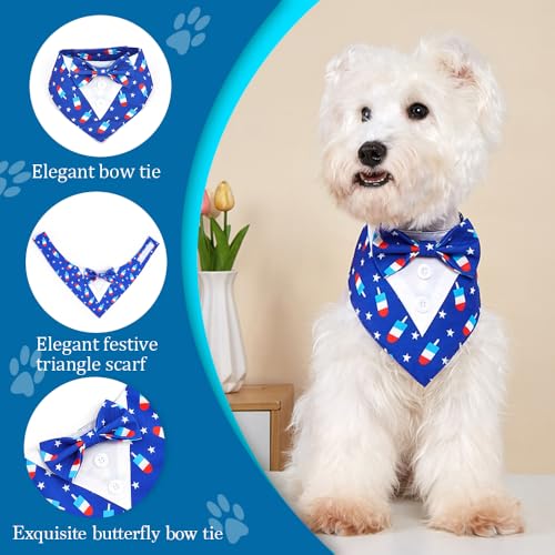 Adjustable Dog Wedding Bandana with Bow (Medium, Black) C58269