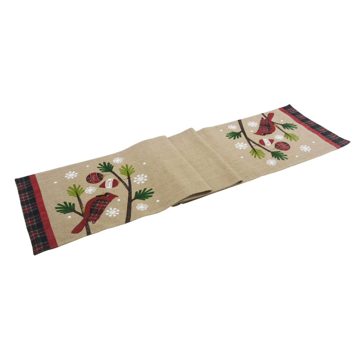 Jute Christmas Table Runner Y2286