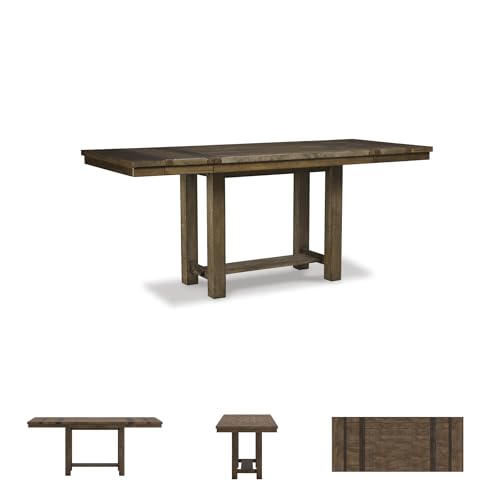 White Dining Extension Table with Trestle Base U179860