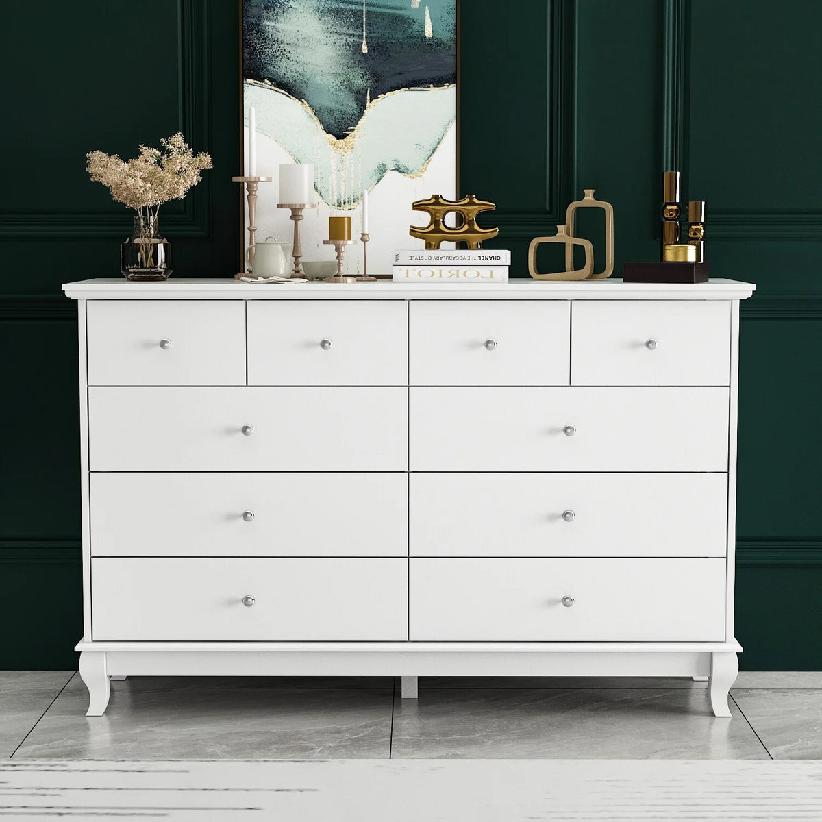 White Double Dresser J743068