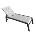 Five-Position Adjustable Aluminum Chaise Lounge Chair S112