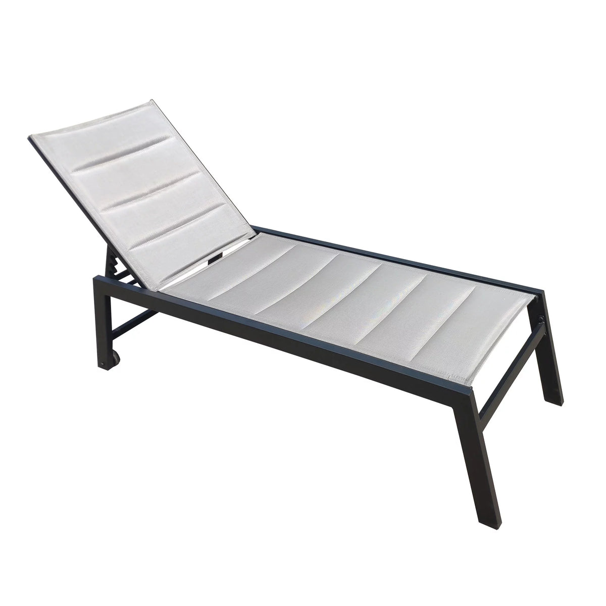 Five-Position Adjustable Aluminum Chaise Lounge Chair S112