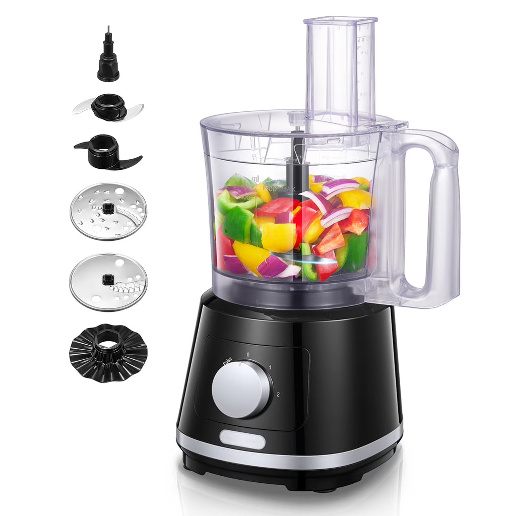 8-Cup Food Processor & Vegetable Chopper with 6 Functions T19213